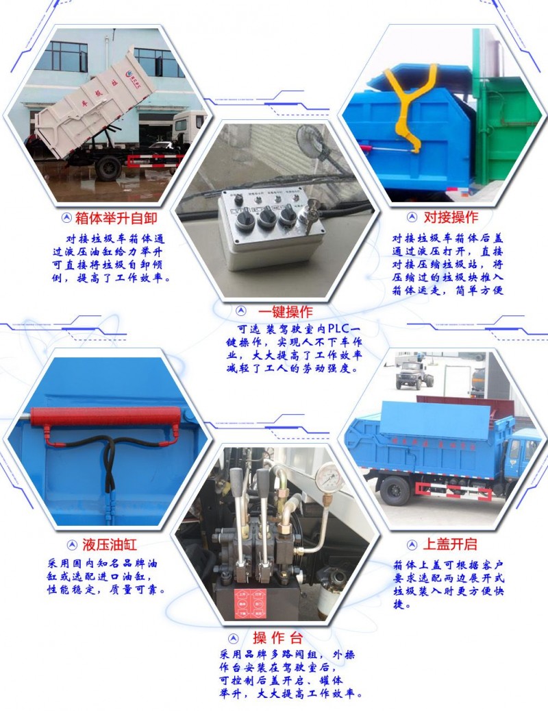 東風(fēng)天錦15-17方對(duì)接垃圾車