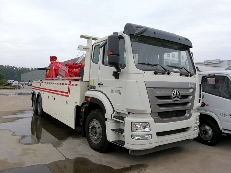 豪沃后八輪清障車拖吊聯體(一拖一)清障車