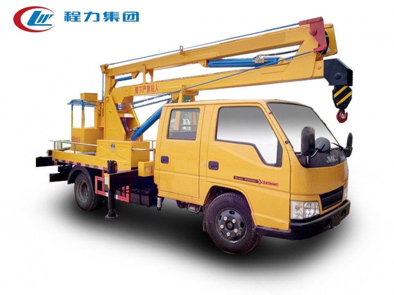 江鈴雙排12米藍牌高空作業車 江鈴雙排12米藍牌高空作業車圖片