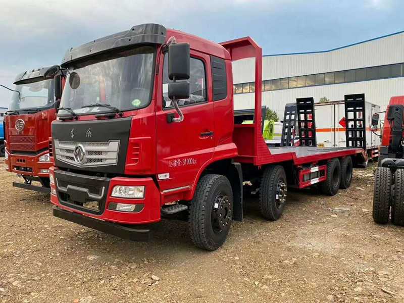 東風D17前四后八平板運輸車 東風D17前四后八平板運輸車圖片