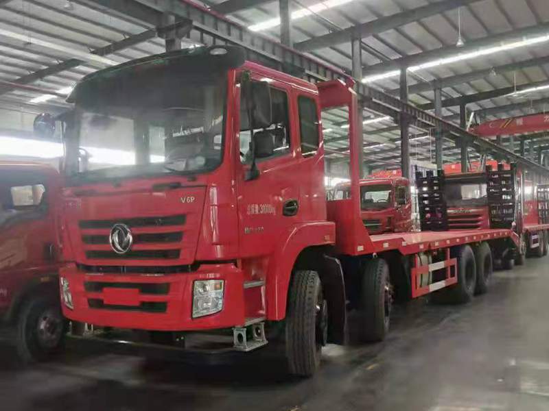 東風錦程前四后八平板運輸車